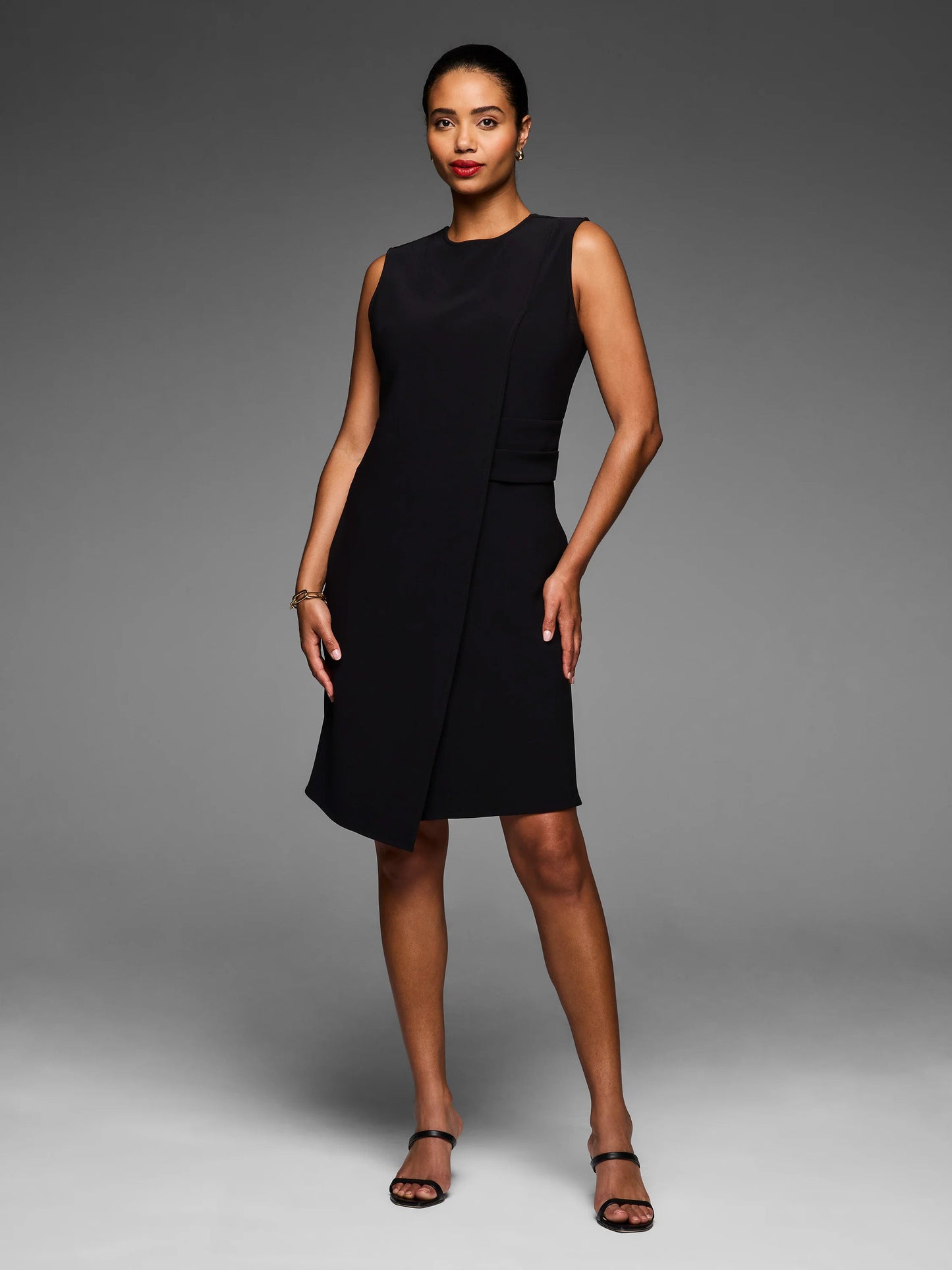 Gold Label Knit Scuba Angled Dress