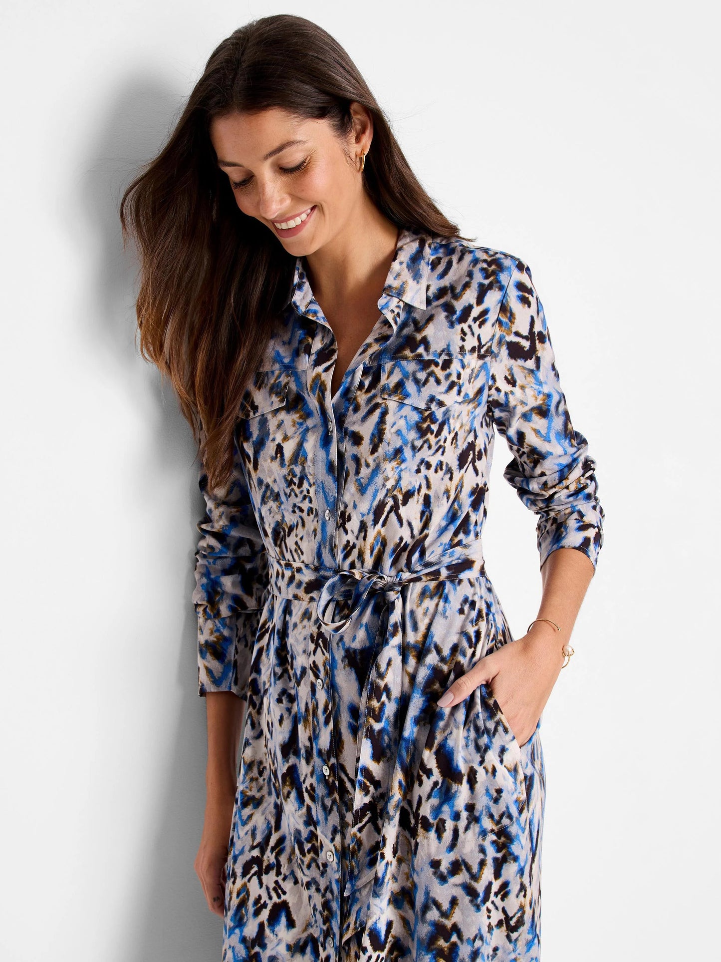 Washed Chevron Live In Dress