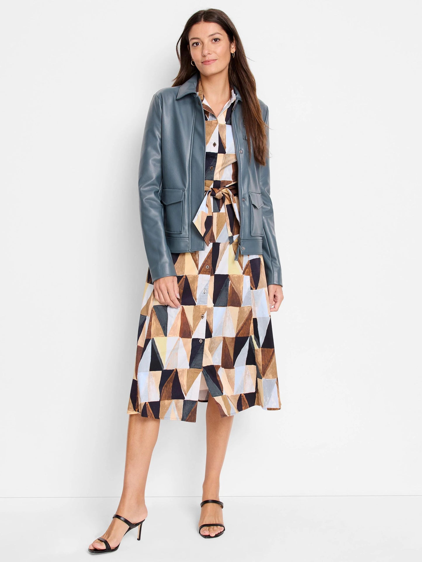 Shadow Play Shirt Dress