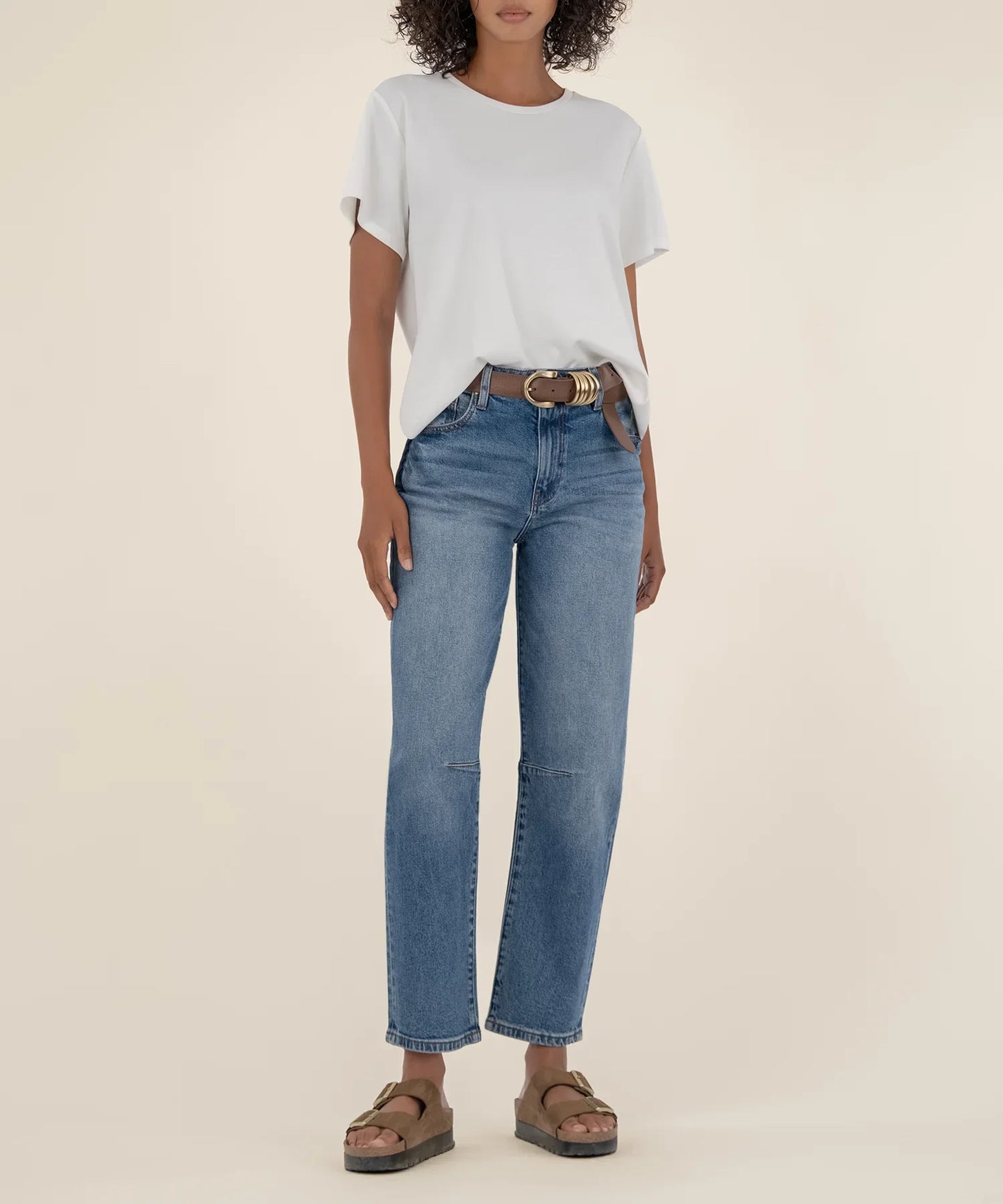 Kut Ashley High Rise Slouchy Barre Jean