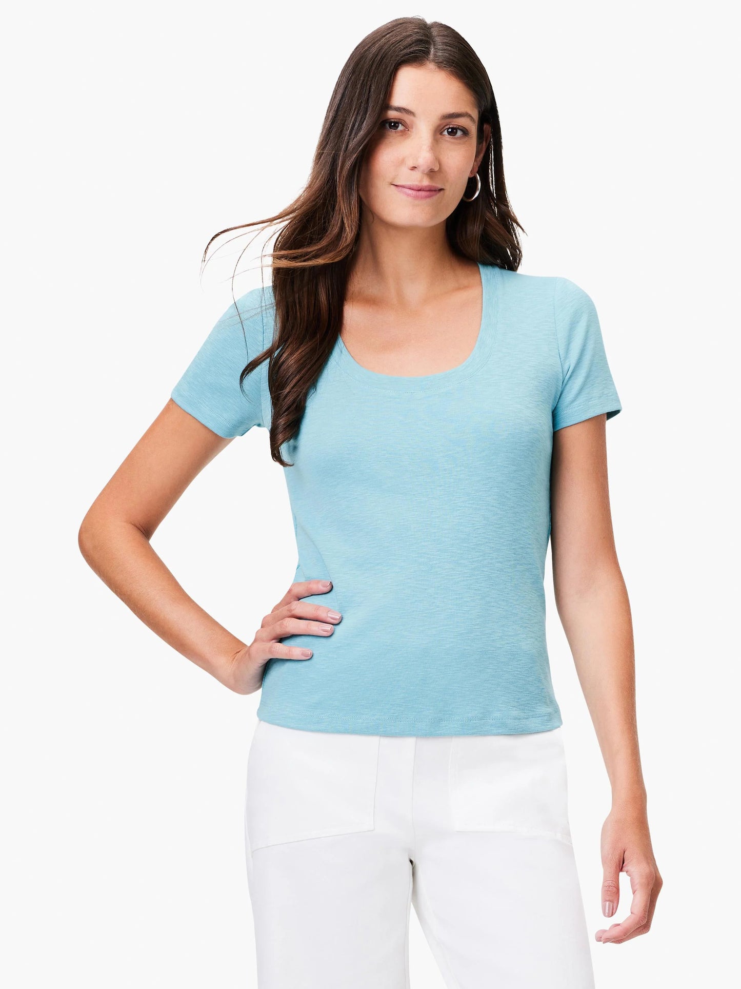 NZT Short Sleeve Scoop Neck Tee