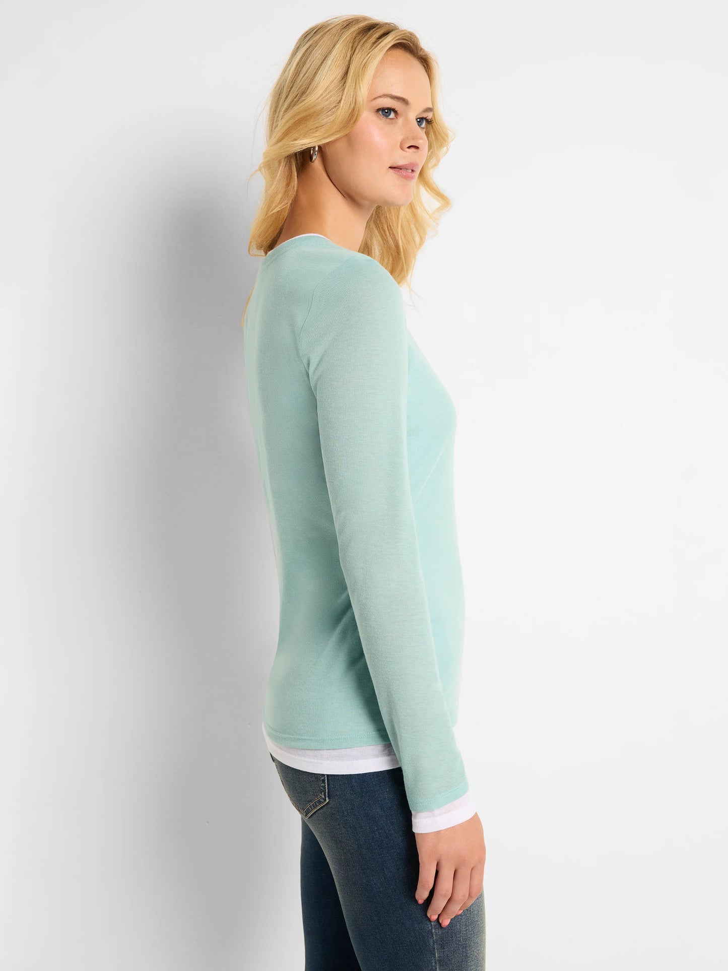 NZT Long Sleeve Double Layer Top