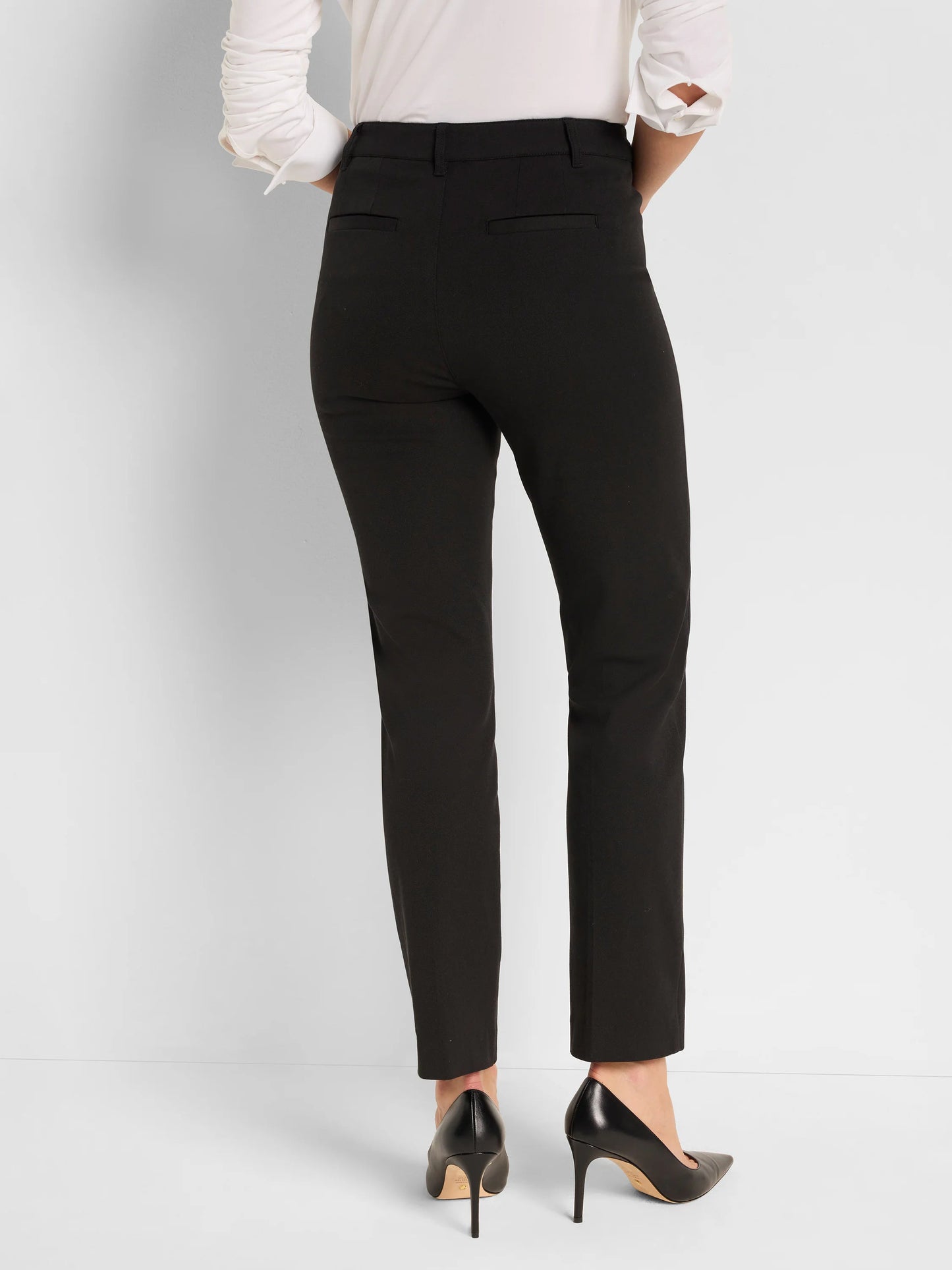 Cotton Bi-Stretch Copley Straight Ankle Pant