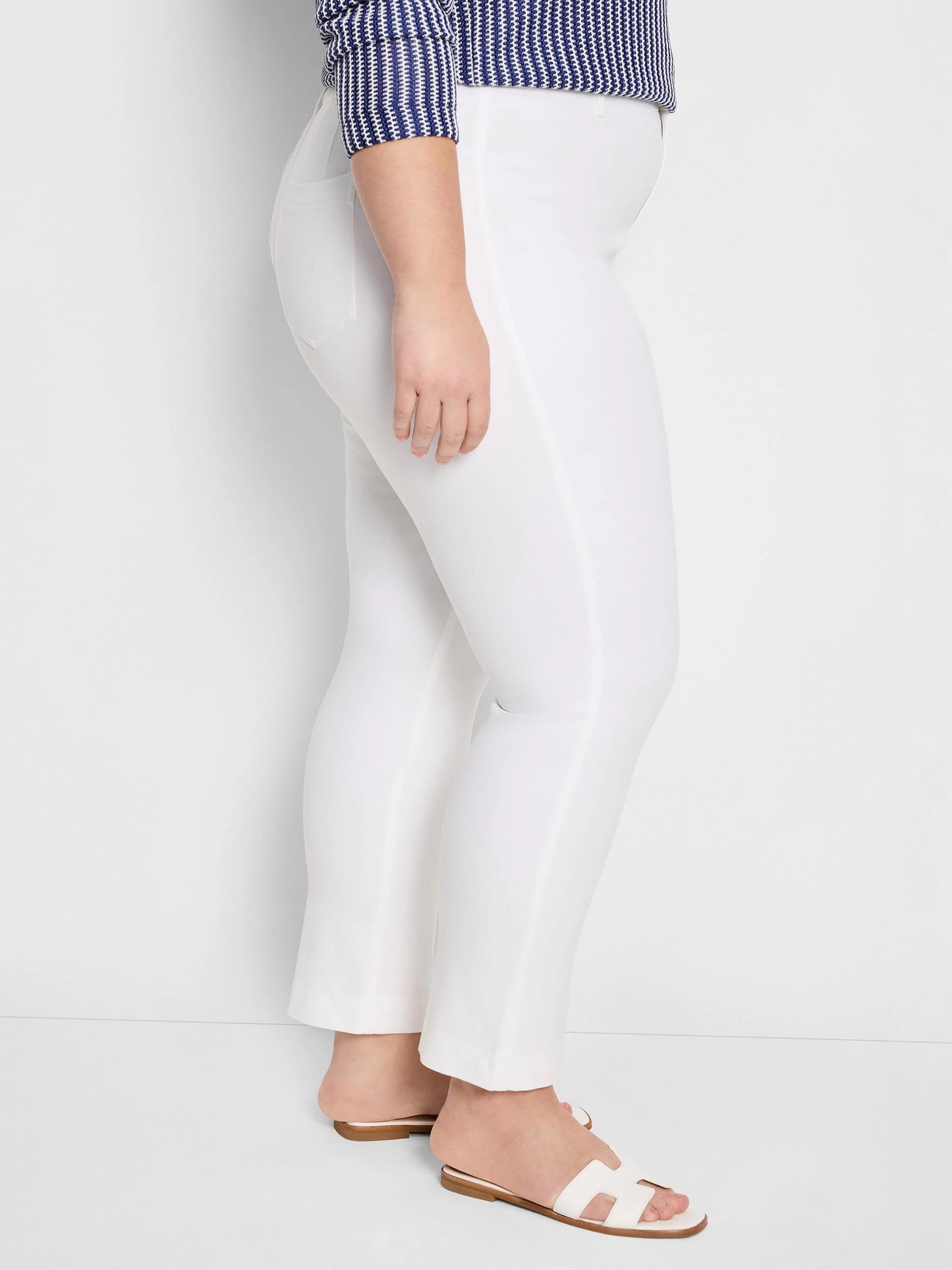 Cotton Bi-Stretch Copley Straight Ankle Pant