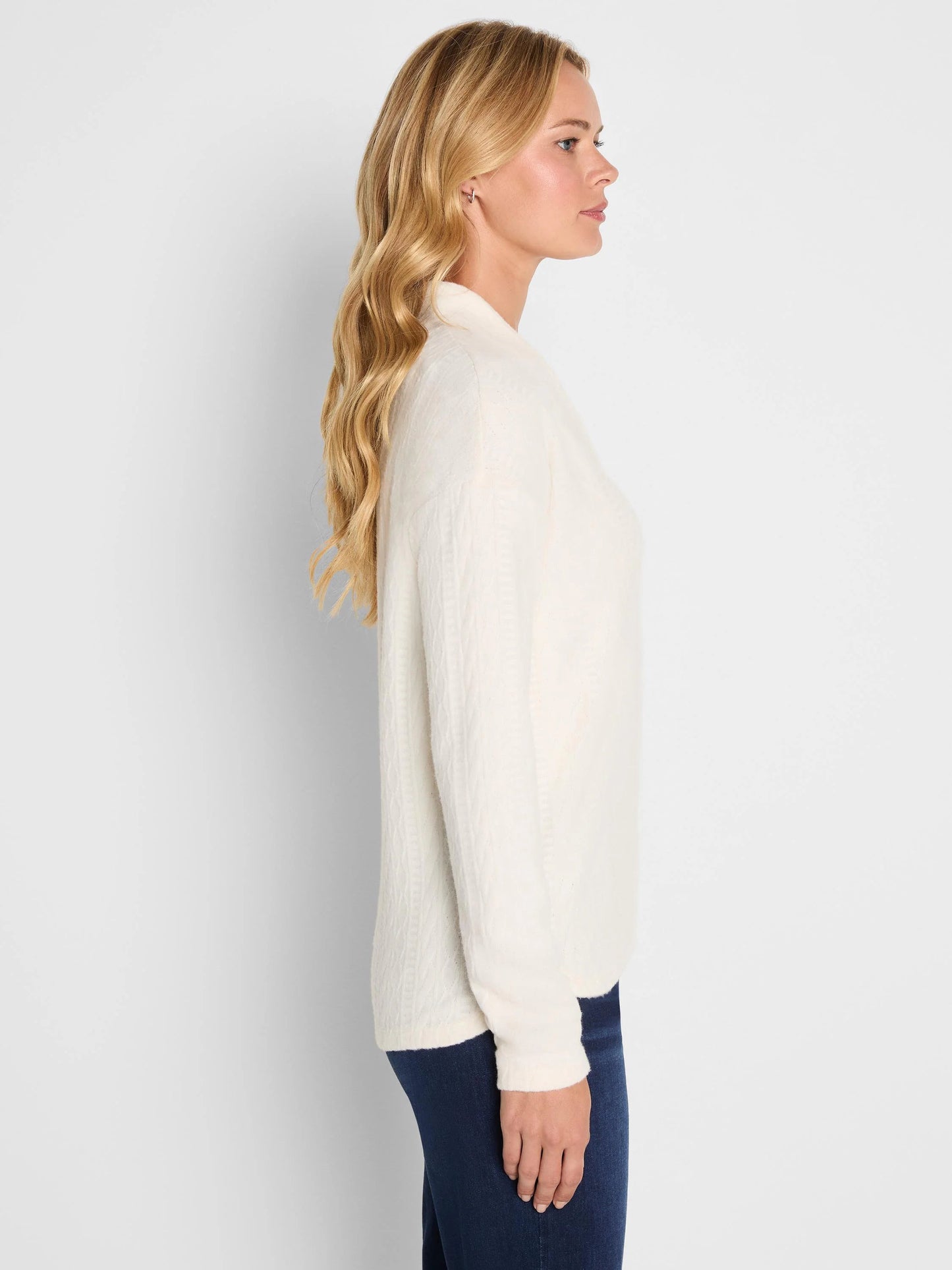 Cozy Cable Knit Top
